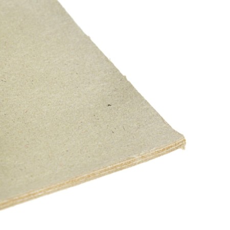 Binding cardboard (shell -shaped) 2.0 mm, 30 x 30 cm, 1250 g/m2, gray-1