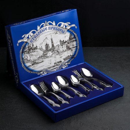 Set of cutlery "Slavyanka", 36 items, decorative box