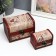 Casket "Flower panel" (set 2 pcs), 10.5 × 10.5 × 15.2 cm
