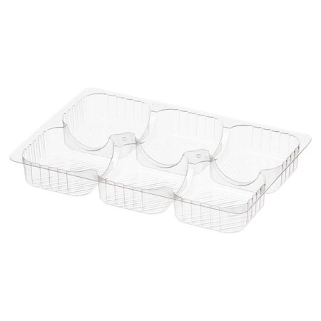 KZ-6 container, rectangular, transparent, size 19.5 x 13 x 2.4 cm, volume of 450 ml