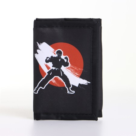 Children's wallet on Velcro "chosen", black color