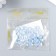 Decor for creativity plastic "Hearts with brilliance" set of 40 pcs a translucent.