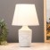 Bulbed lamp 16529/1wt e14 40W white 17.5x17.5x26.5 cm