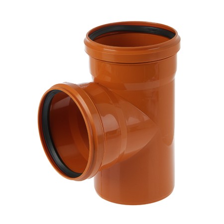 Sewer's tee Flextron, external, d = 160, 90 °