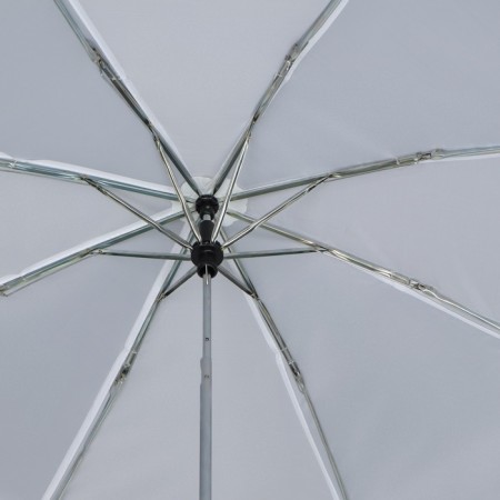 Mechanical umbrella "plain", 3 additions, 8 spokes, r = 48 cm, white color-6