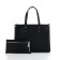 Women's bag with lightning, textura, average size, black color