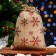 Gift bag from the canvas "Snowflakes", 15 x 20 cm