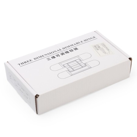 Loop of hidden Lockland installation, 30x110 mm, with 3D regulation, black color is black-9