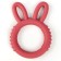 Silicone teether for teeth "Bunny", children's, color mix