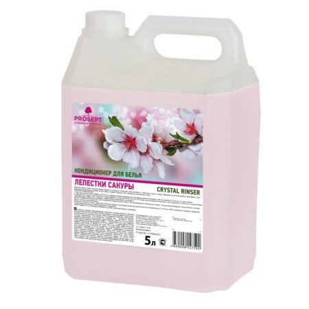Crystal rinser linen "Sakura petals", concentrate, 5 liters