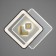 VILSA lamp LED 156W white-black 50x50x7 cm Bayerlux