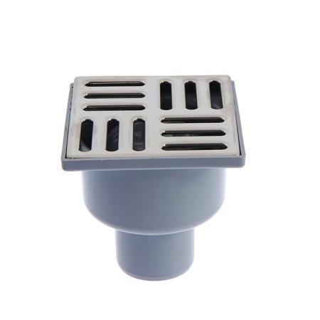 Ani Plast "TA5202, D = 50 mm, vertical, stainless steel grill, 100x100 mm