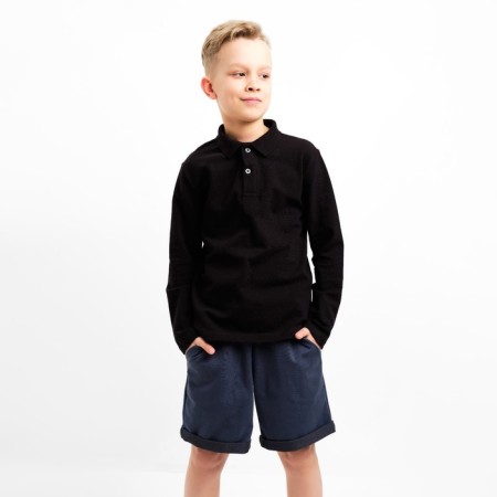 Jumper (Polo) Children's minku color black, height 140-3