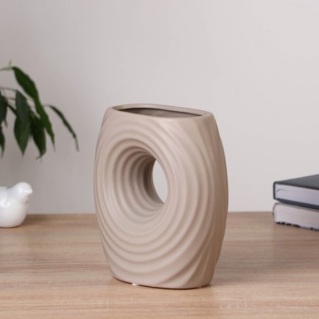 VAZA Ceramics Table "Vitnya" 17.5 cm, gray-2