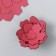 The workpiece of Foamiran "Flower Curly" 10x9.5 cm set 5 pcs. Ribbed burgundy