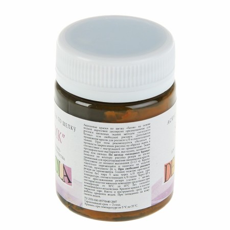 Silk paint "Batik", bank 50 ml, ZHK Decola, brown 4428419 (water -based acrylic)-1