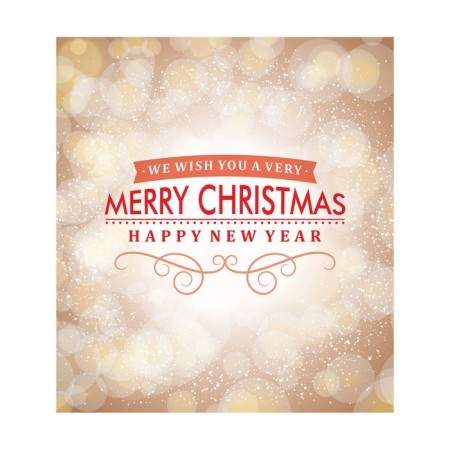 Set of napkins for setting the table "New Year's inscription", rectangular, size 32x46 cm, 4 pcs-1