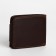 Male purse on a magnet, department for bills, for maps, brown color