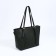 Zipper bag with zipper, green color