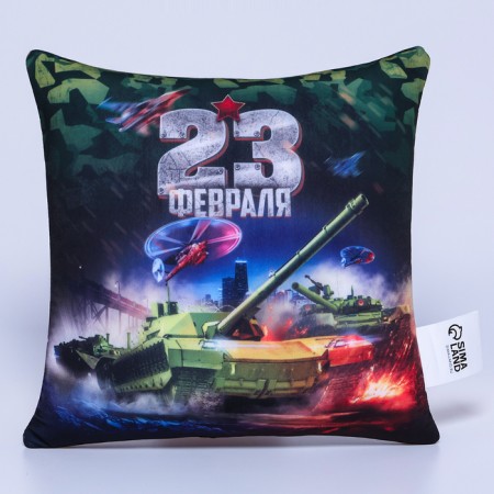 Antistress pillow "February 23", tank-1