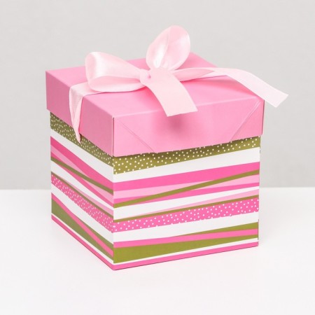 Self -assembly box "Lines" 10x10x10 cm