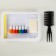 Set for drawing EBRU: Paints 6 centers of 6 ml, 10 sheets of paper, thickener 10 g, tools, tray