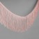 Decorative braid "Furrm", 15 cm, 5 ± 0.5 m, pale-peach color