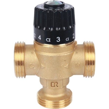 Mixing valve Stout SVM-0125-236525, 1 ", external thread, 30-65 ° C, KV 2.3-1