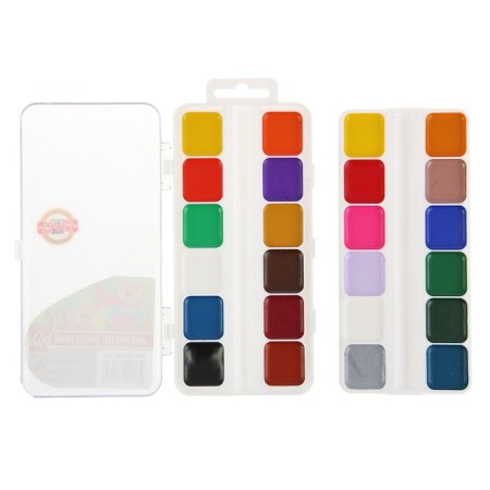 Honey watercolor koh-i-noor, 24 colors, in a plastic box, without brush-1