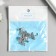 Bale with a suspension metal for creativity "Umbrella" silver 3.1 cm