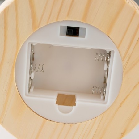Nightlight "Bright flower" LED from batteries 3haaa 11x11x21.5 cm Risalux-6