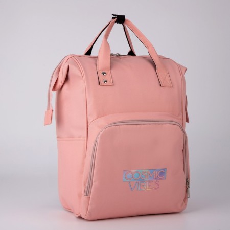 School backpack with pocket Cosmic Vibes-4
