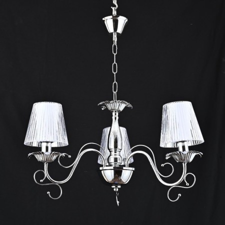 Lamp Ceiling Economy light 13152/3CR WCL, 3x60W, E14, 80x60x60 cm, chromium color