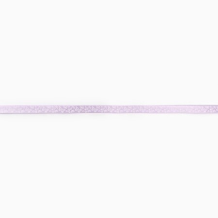 Satin tape "Butterflies", lilac, 2 cm x 5 m-1