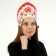 Kokoshnik "Roses on White"
