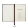 Organizer, A6, 116 sheets, cage, leatherette cover, brown cut, black