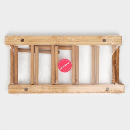 Stand for cutting boards and covers, 26 × 10.5 cm, 5 seats, bamboo-5