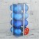 Set of balls plastic D-5 cm, 16 pcs "Star Night" blue