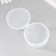 Bank for scrapbooking plastic "Circle" transparent 6.5x6.5x2.5 cm