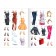 Cut the doll and outfits from the “stylish collection”, 20 p.