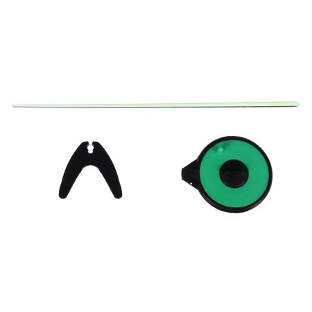 Winter fishing rod "Sports" Us-4, whip polycarbonate, green color-5