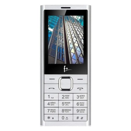 Cell phone F+ B241 ’, 32MB, 32MB, 2.4’, silver