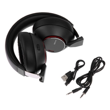Headquarters SY-ANC889BT, wireless, full-size, Mic, Jack 3.5, noise reduction, black-9