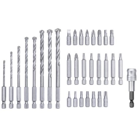Набор бит/сверл KWB, 33 предмета, кейс, 1/4"(тип Е)-2