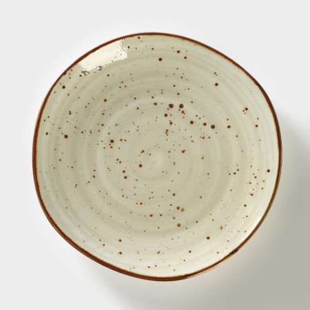 Porcelain plate Samold "Horecom Graphite", D = 21 cm