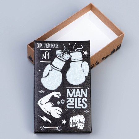 Set of boxes 6 in 1, gift packaging, “for the best man”, 12 x 7 x 4 - 22 x 14 x 8.5 cm-12