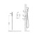 Timo Torne 4389/00sm bideter built with hygienic shower, chrome
