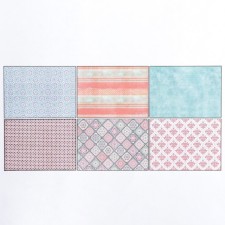 Set of decoupage maps 6 pcs 