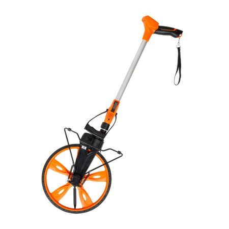 RGK Q64 775366 road wheel, D 32 cm, step 0.1 m, telescopic handle, LCD display