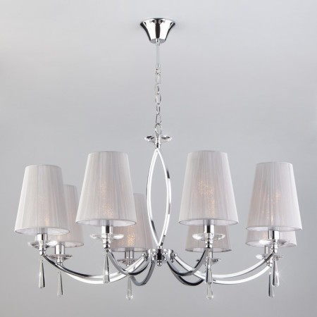 Valery 8x40W e14 chandelier chrome